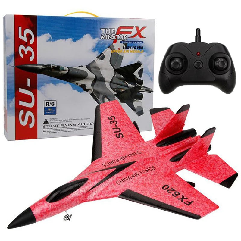 RC Foam Aircraft SU35 Rc Plane 2.4G Radio Control Glider Remote Control Fighter Glider Airplane EPP Foam Toys