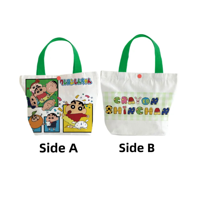 Crayon Shin-chan Canvas Bag New Creative Cartoon and Cute Fashionable Personalized High-Value Portable Large-Capacity Tote Bag