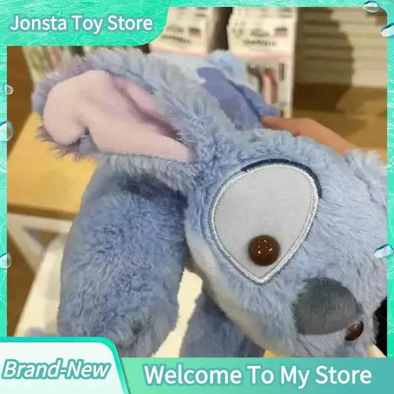 【Stock】Stitch Plush Cute Pencil Case Anime Kawaii Pen Bag Kids School Home Stationery Box Lilo & Stitch Plush Bags Kids Gift Toy