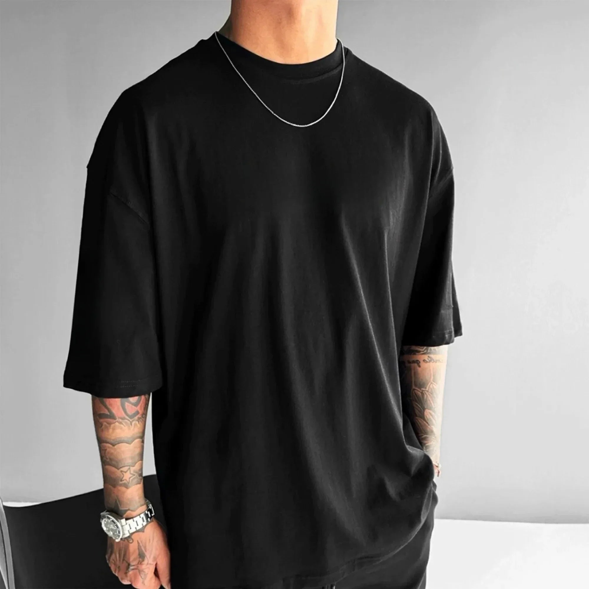 Men's New Pokémon Mimikyu Front and Rear Printed T-shirt Men's and Women's Summer New  Loose Casual Versatile Short-sleeved Top