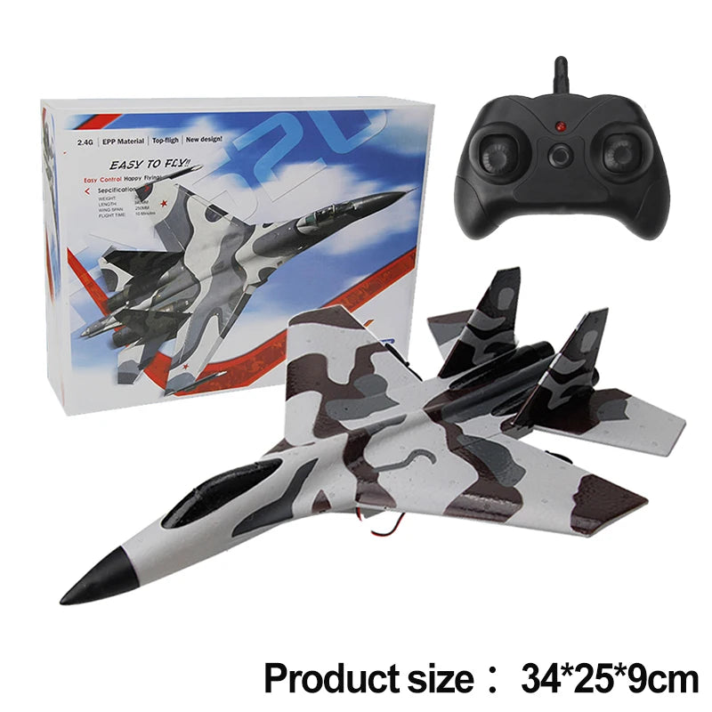 RC Foam Aircraft SU35 Rc Plane 2.4G Radio Control Glider Remote Control Fighter Glider Airplane EPP Foam Toys