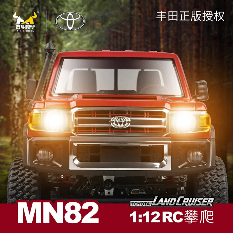 MN82 1:12 Full Scale MN Model RTR Version RC Car 2.4G 4WD 280 Motor Proportional Off-Road RC Remote Control Car For Boys Gifts