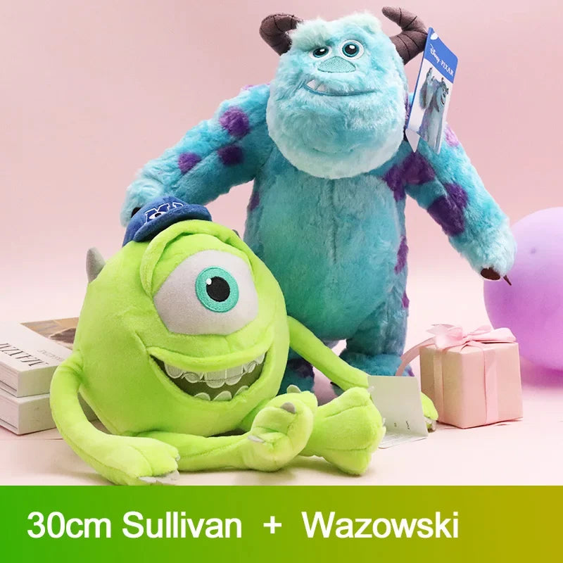 Fluffy Kawaii Sulley Mike Wazowsky Monsters University Stuffed Plush Animals Toy Sets Cute Pixar Doll For Boy Girl Birthday Gift