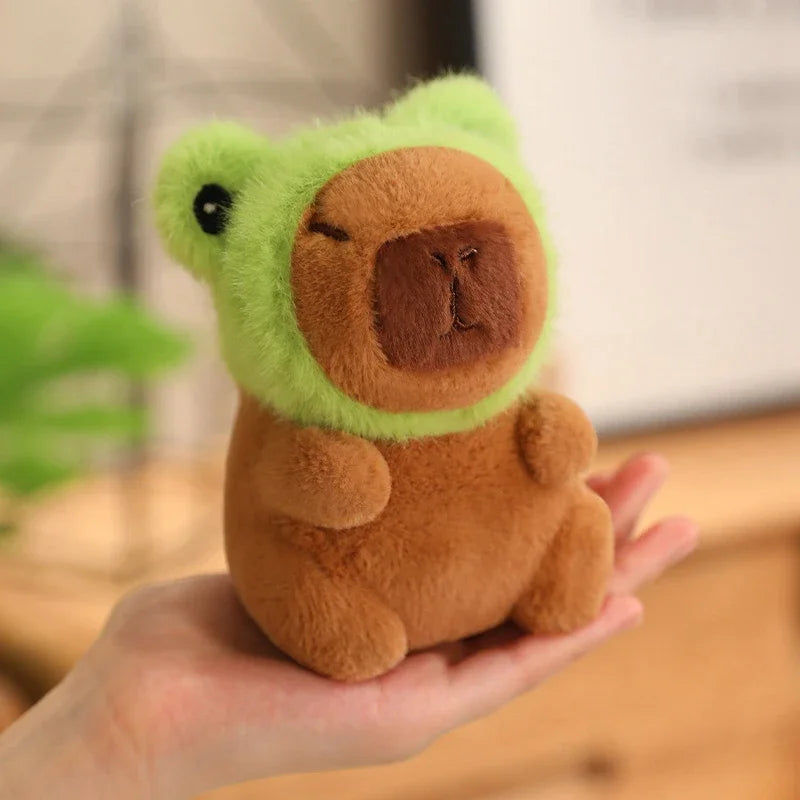 24 Styles Capybara Cosplay Pikachu Plush Toy Capibala Pendant Keychain Disney Stitch Sanrio Kuromi Stuffed Doll Bag Decor Gift