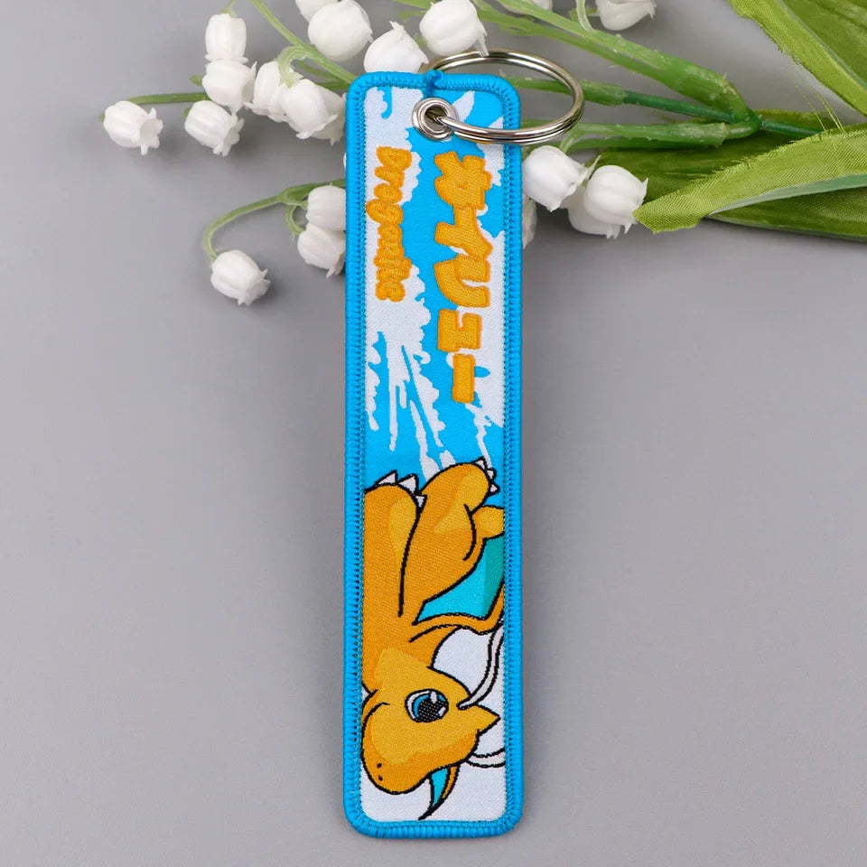 1 PCS Anime Game Monster Key Chain for Motorcycles Key Fobs Holder Men Women Key Tags Key Ring Jewelry Accessories Toys Gifts