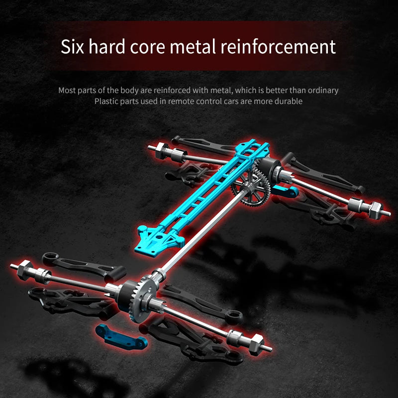 1:16 RC High Speed Car Off-Road 4WD Monster Truck Climbing Vehicle Boys Toy Remote Control Car