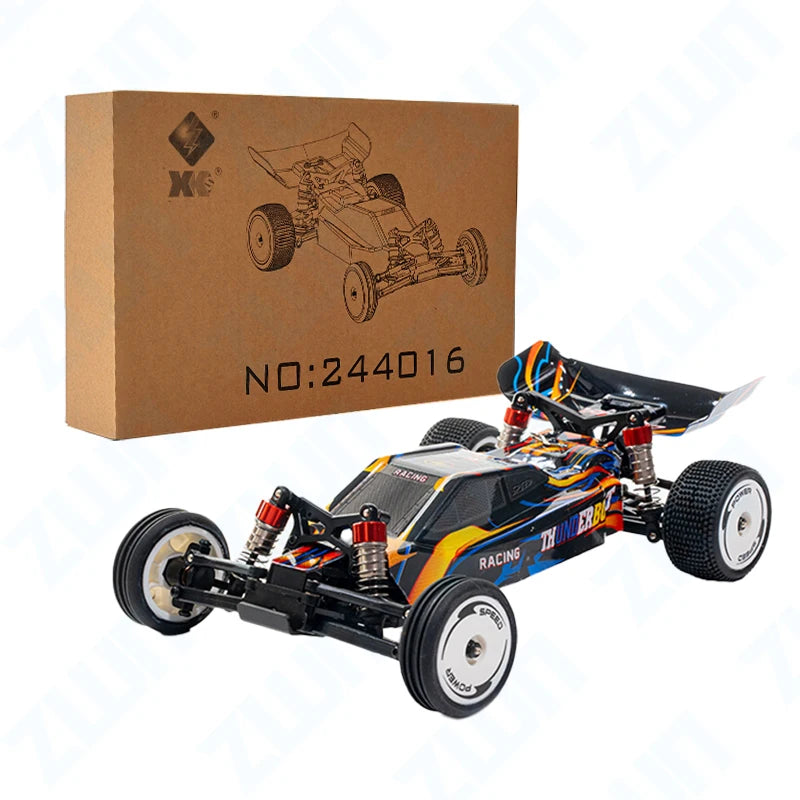 WLtoys 244016 V2 2.4G High Speed Racing Car 2WD 25KM/H 1:24 Gyro Full Scale Remote Control Car Competitive Vehicle Toys For Kid