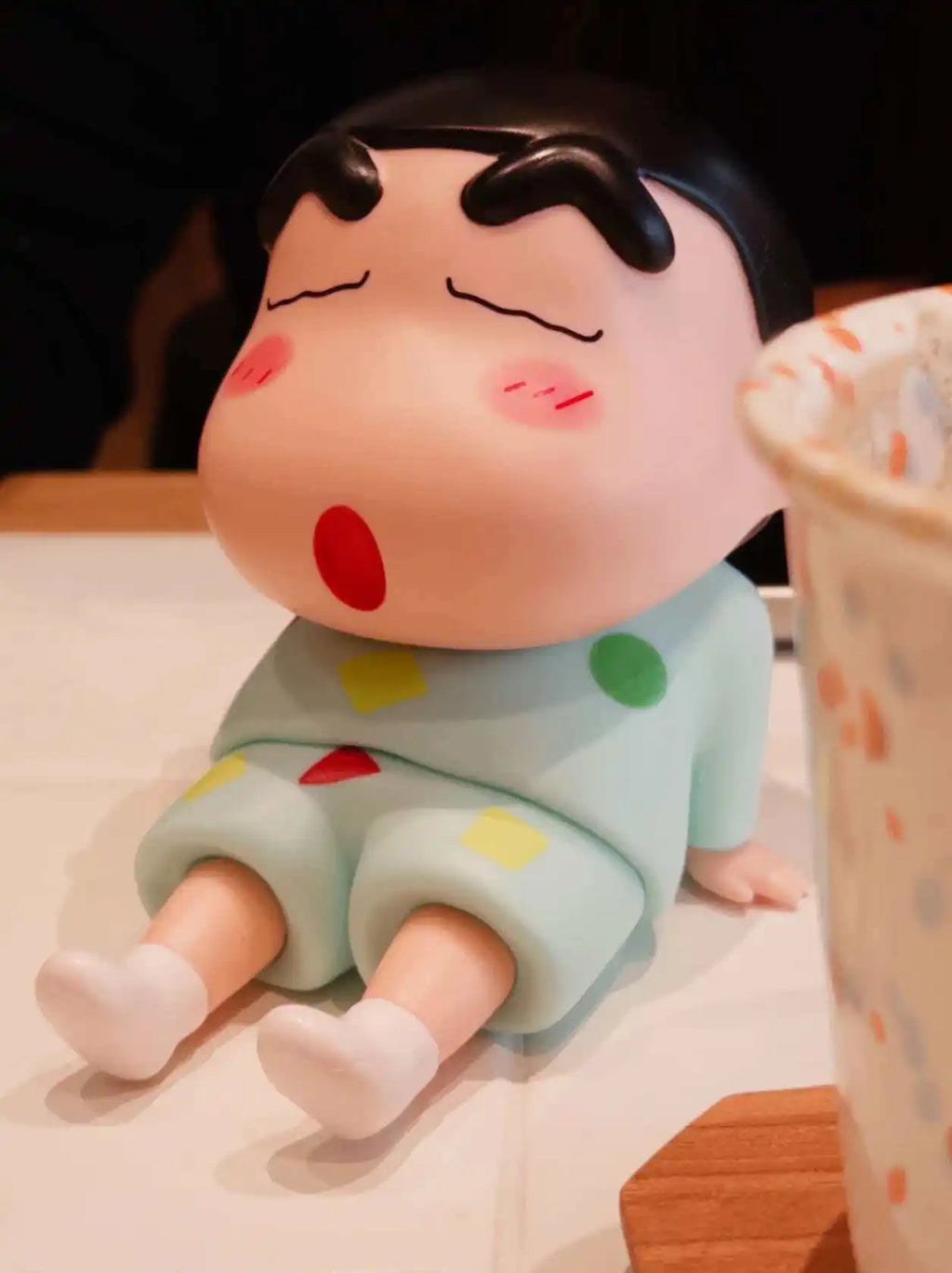 In Stock Anime Xiao Xin Mobile Phone Stand Universal Desktop Lazy Model Doll Desktop Handmade Ornament Holiday Surprise  Gift