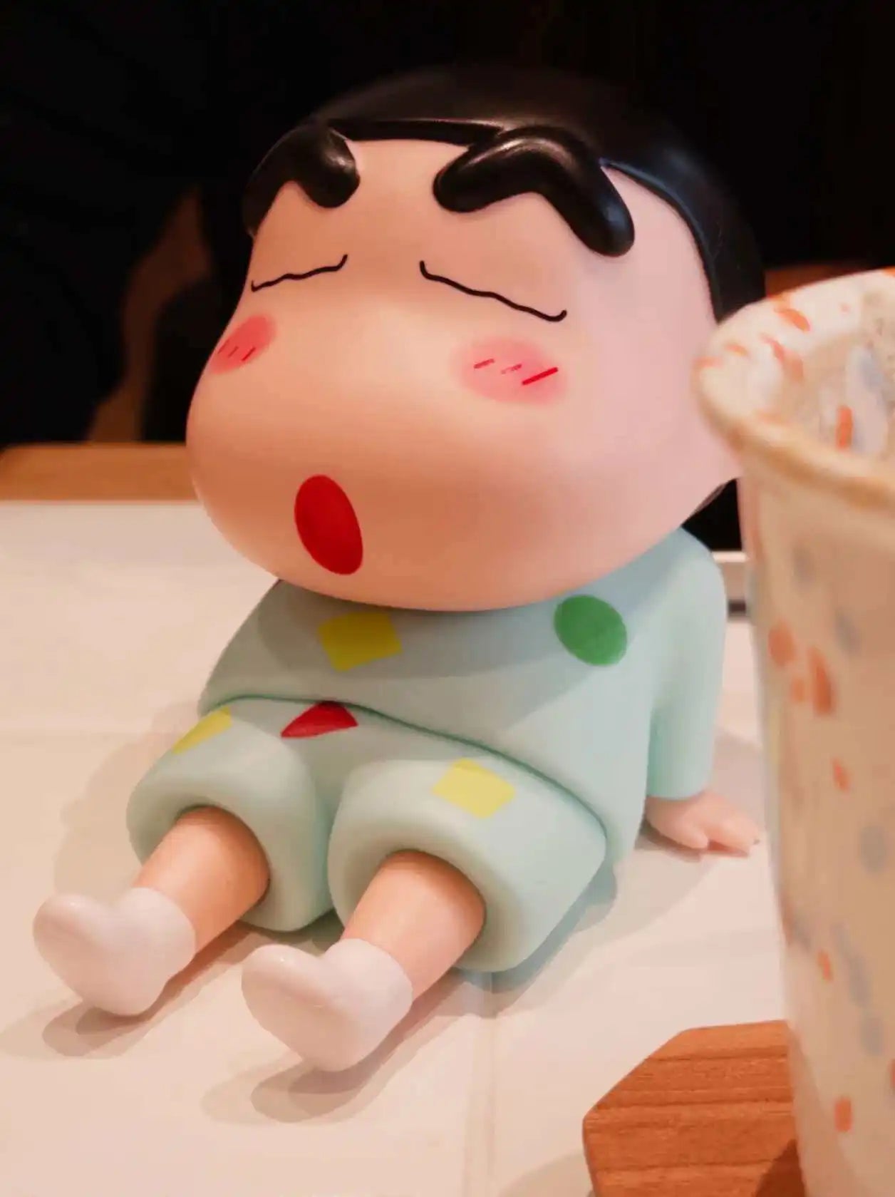 In Stock Anime Xiao Xin Mobile Phone Stand Universal Desktop Lazy Model Doll Desktop Handmade Ornament Holiday Surprise  Gift