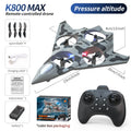 K500 MAX RC Plane Fighter 2.4G Remote Control Stunt Glider 360 ° Rolling Flight Flying EPP Foam Airplane with LED Toys