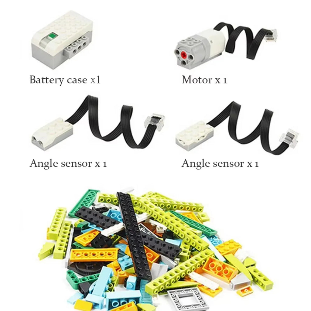STEM Educational Building Blocks Kit 280pcs with Electronic Sensors for Robot Programming