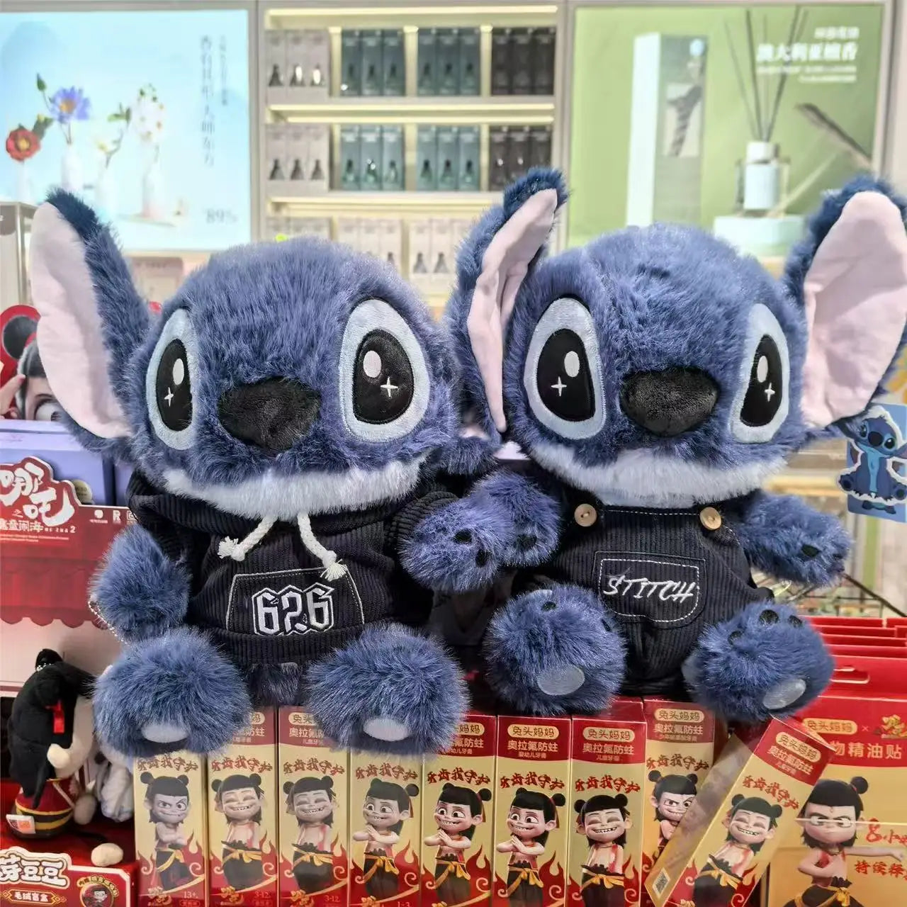 23cm genuine  sewing plush toys, Stitch anime plush toys, cute Kawai cartoon pillows,  toys, birthday gifts