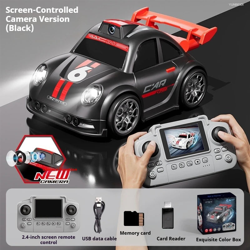 2.4GHz Drift Sensing RC Car Model C6 with HD Camera Demo Follow Escape Mode High Speed Remote Control Racing Toys for Children's
