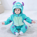 Pokemon Pikachu Snorlax Baby Clothes  Baby Jumpsuit Pajamas Newborn Bodysuit 0-3 Years Old Cosplay Costume Hooded Onesie