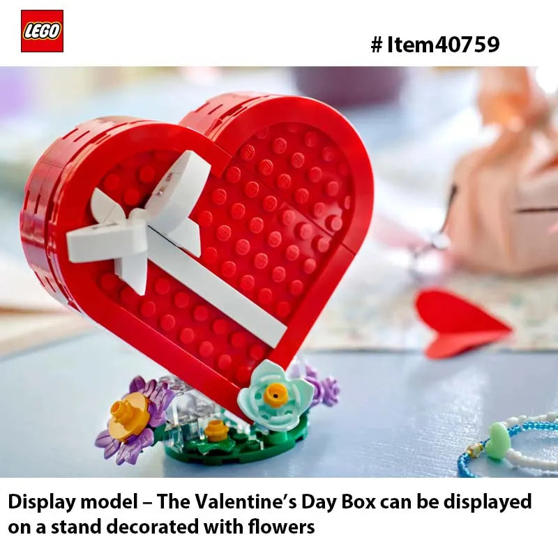 LEGO 40759  Celebration Series: 2.Valentine's Day Box makes a great gift for a loved one or kids aged 7 and up,172PCS