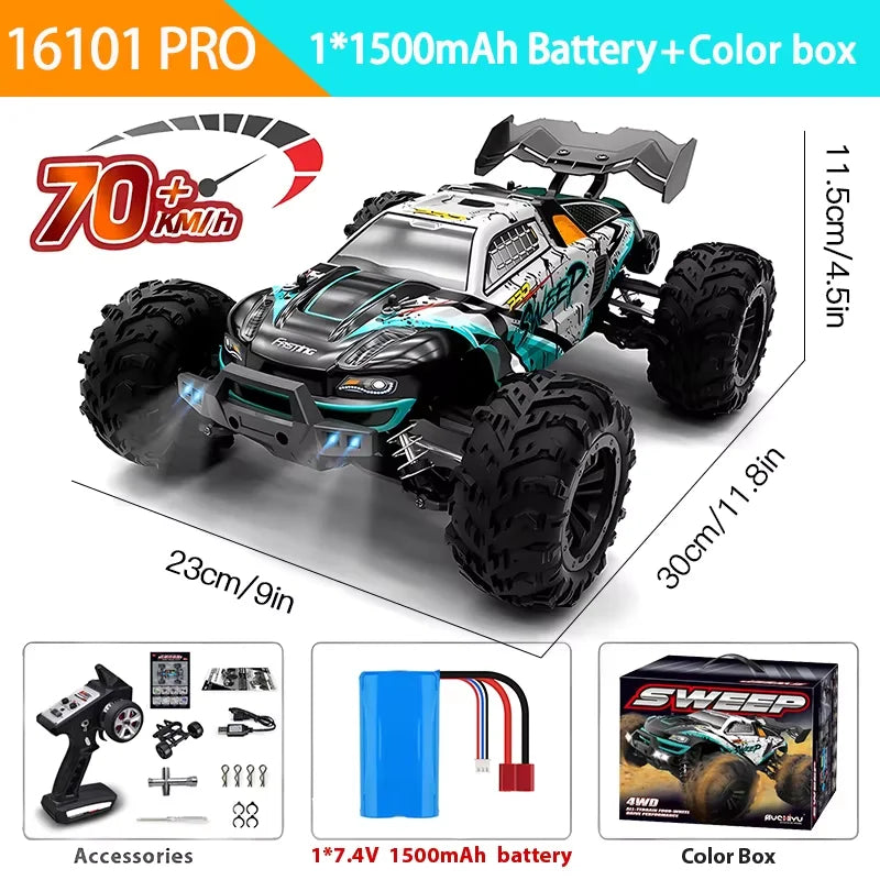 1:16 RC High Speed Car Off-Road 4WD Monster Truck Climbing Vehicle Boys Toy Remote Control Car