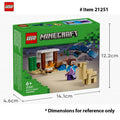 LEGO 21251 Minecraft Steve's Desert Expedition Building Toy, Gaming Playset for Boys, Girls and Kids Ages 6 and Up 75 PCS