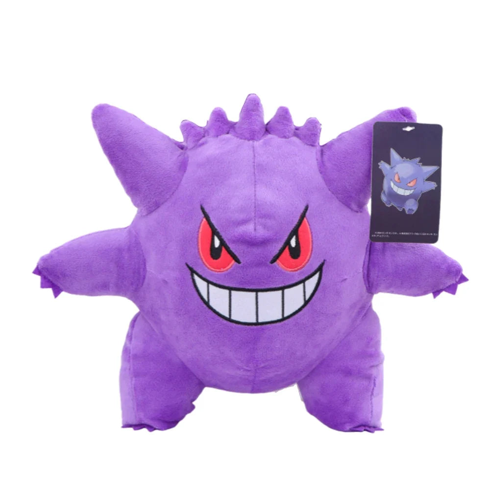 Gengar Keychain Plush Toy Pokemon Pendant Stuffed Soft Stuffed Doll Wonderful Gifts Kawaii Cute Cartoon Toys for Xmas Gifts