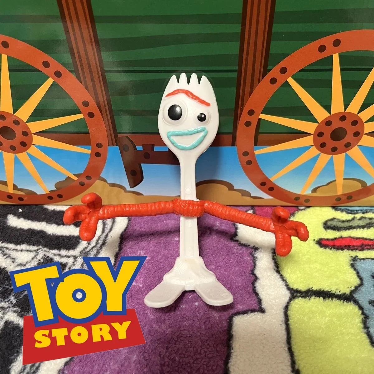 10CM Disney Toy Story Forky Woody Buzz Lightyear Bo Peep Jessie Toy Action Figures Collection For Adult Gifts
