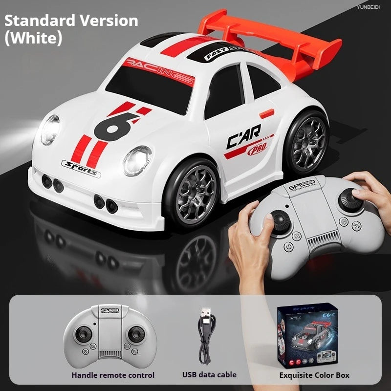 2.4GHz Drift Sensing RC Car Model C6 with HD Camera Demo Follow Escape Mode High Speed Remote Control Racing Toys for Children's