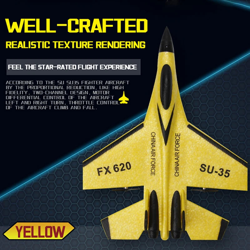 RC Foam Aircraft SU35 Rc Plane 2.4G Radio Control Glider Remote Control Fighter Glider Airplane EPP Foam Toys