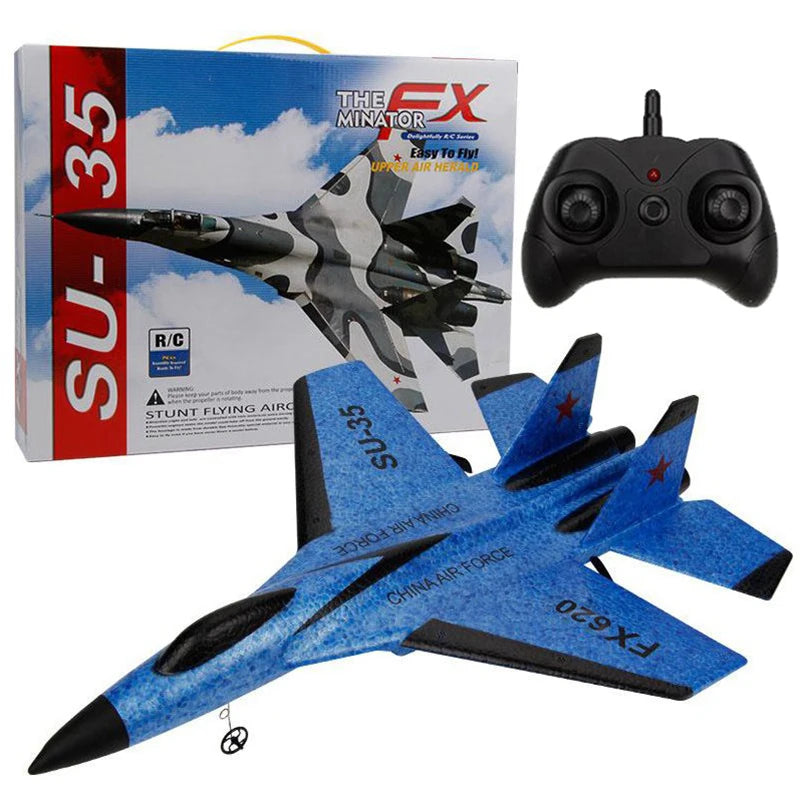 RC Foam Aircraft SU35 Rc Plane 2.4G Radio Control Glider Remote Control Fighter Glider Airplane EPP Foam Toys