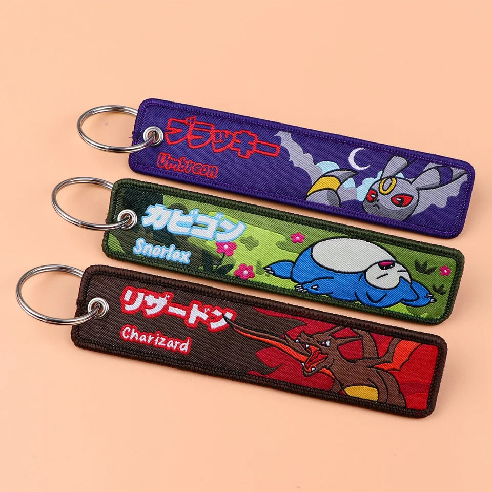 1 PCS Anime Game Monster Key Chain for Motorcycles Key Fobs Holder Men Women Key Tags Key Ring Jewelry Accessories Toys Gifts