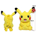 Pikachu Plush Backpack Pokemon Peluche Bag Stuffed Doll Toy Cute Cartoon Image Schoolbag Gift for Kids