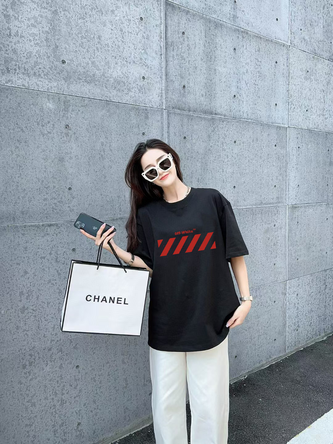 Off-White™ Diagonal Stripe Arrow Heavyweight Short-Sleeve T-Shirt