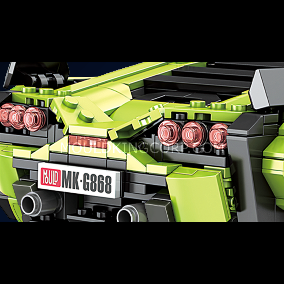 Mould King 10011 Italian Bull SAI Sports Car Model Building Set | 1,168 PCS