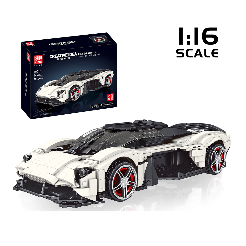 MOULD KING 10016 AS-Valkyrie Racing Car Model Building Set | 1,136 PCS