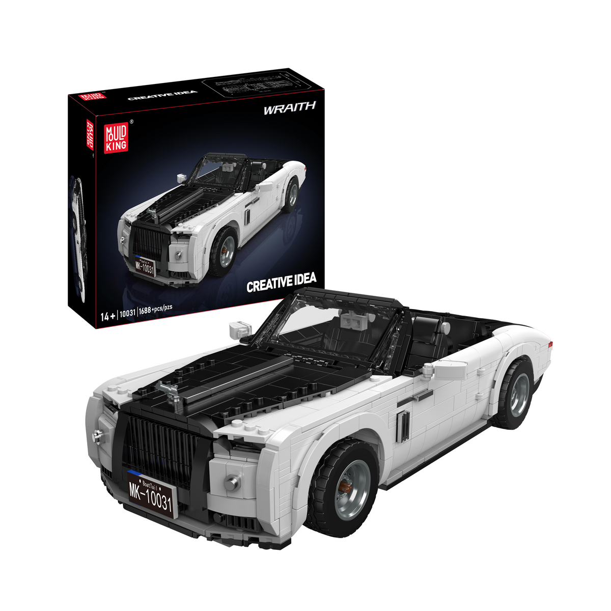 Mould King 10031 Wraith Luxury British Droptop Building Set | 1,603 Pcs