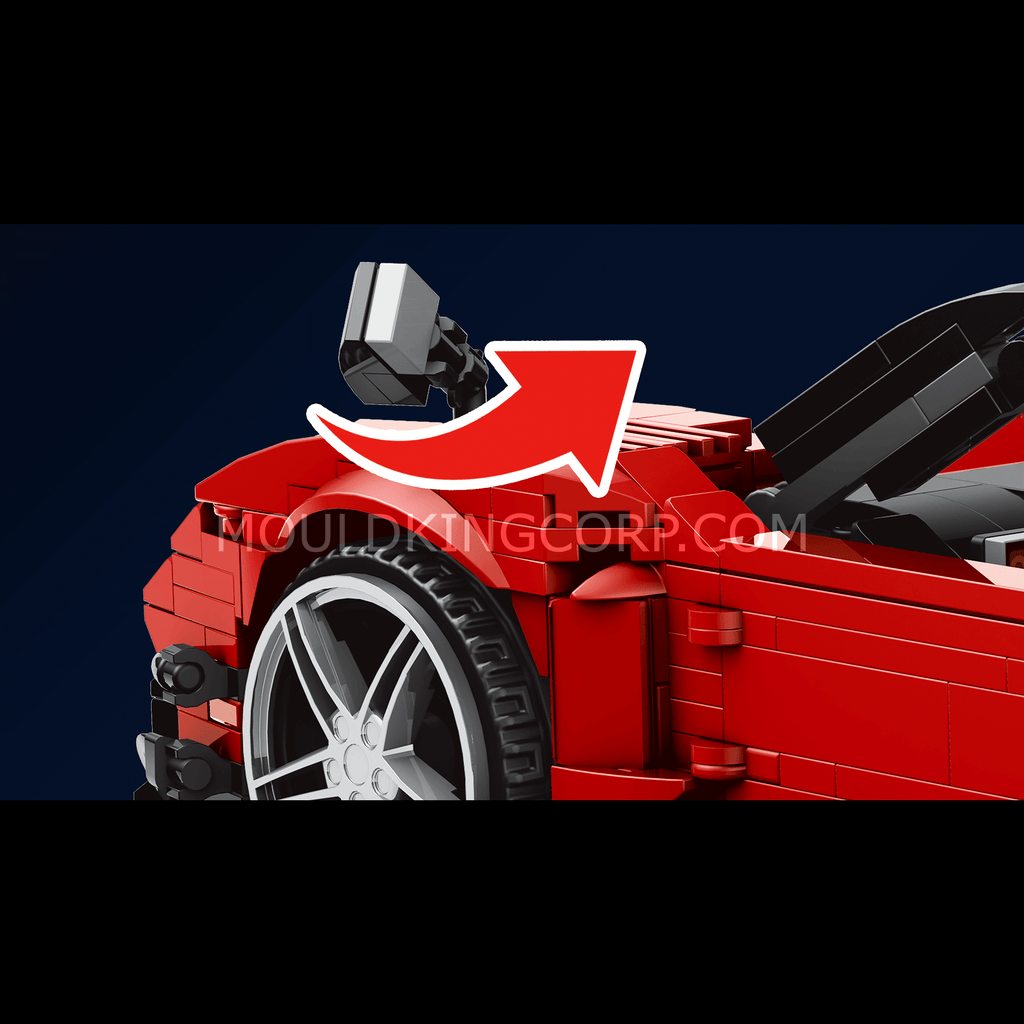 MOULD KING 10041 Zonda R Sports Car Model Building Set | 1,278 PCS
