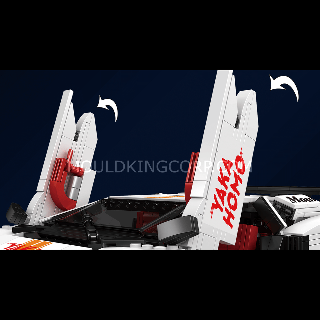 MOULD KING 10045 80S Italian Bull Coutach Sports Car Building Set | 1,495 PCS