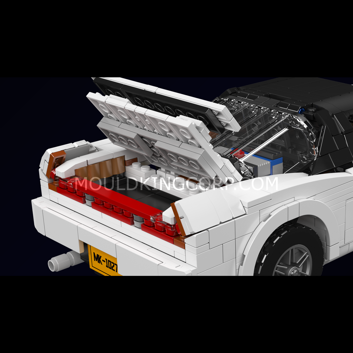 Mould King 10271 Japan 90s Mid-Engine Sports Car Building Set | 1,300 Pcs