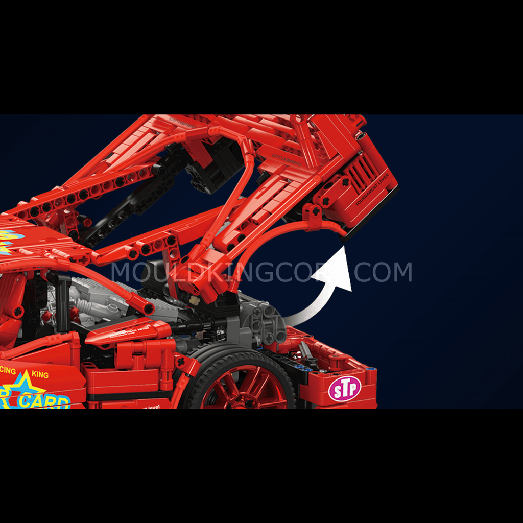 Mould King 13095 F40 Limited Edition Race Car Remote Controlled Building Kit | 2,688 PCS