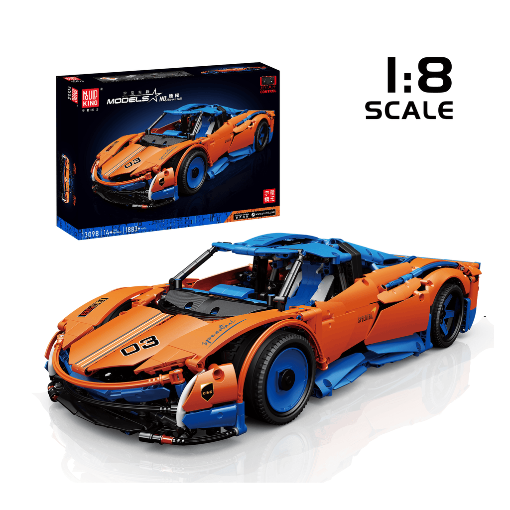 Mould King 13098 Speedtail Sports Car Remote Controlled Building Kit | 1,883 PCS