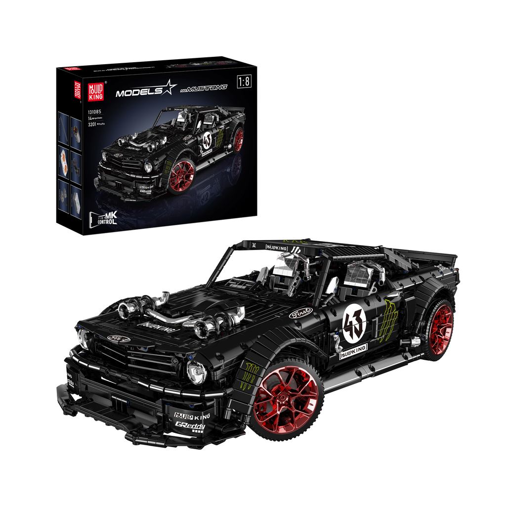Mould King 13108S Mustang 1,400BHP Remote Controlled Sports Car Model Building Set | 3,201