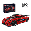 Mould King 13121 Regera R Hypercar Remote Controlled Model Building Set | 3,063 PCS
