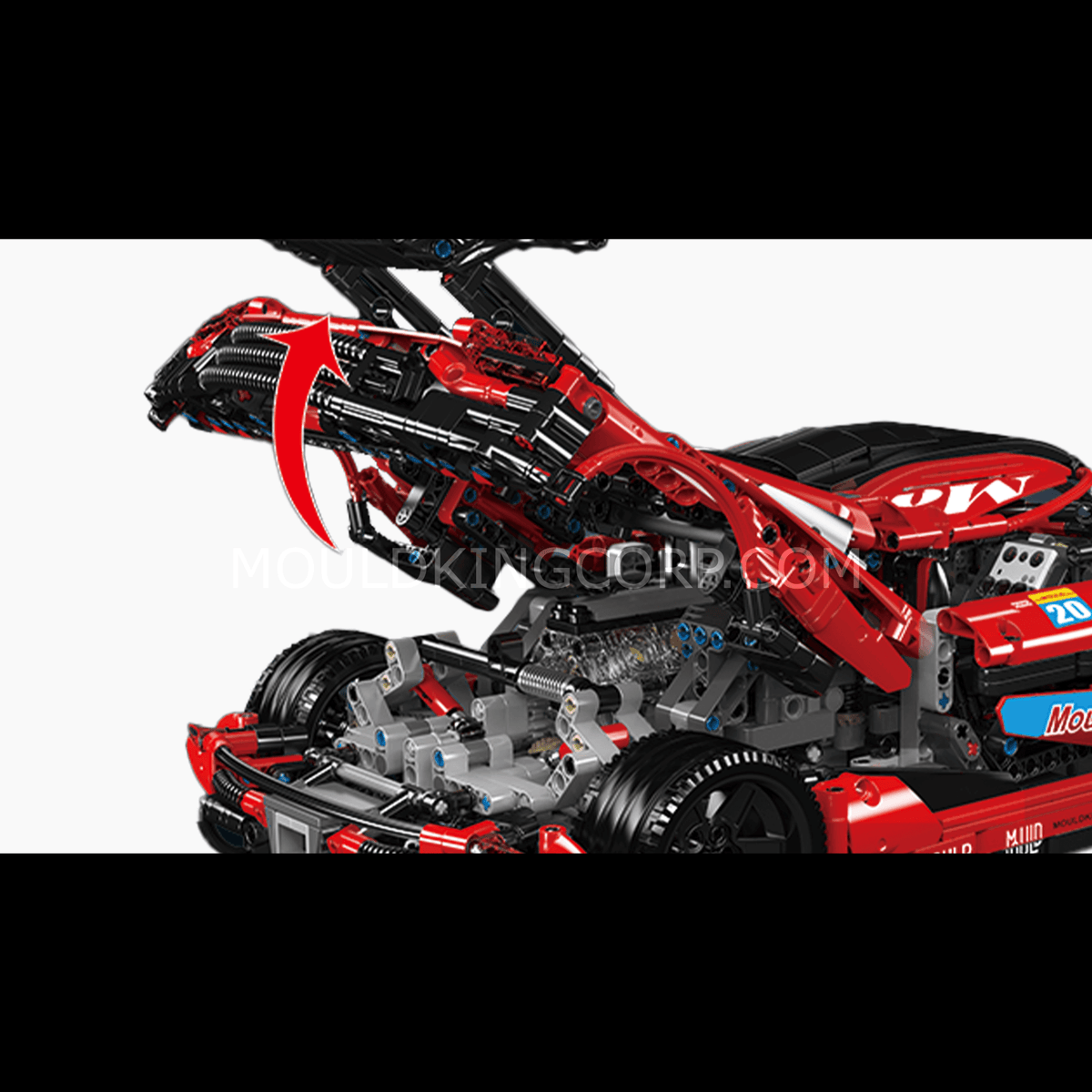 Mould King 13121 Regera R Hypercar Remote Controlled Model Building Set | 3,063 PCS