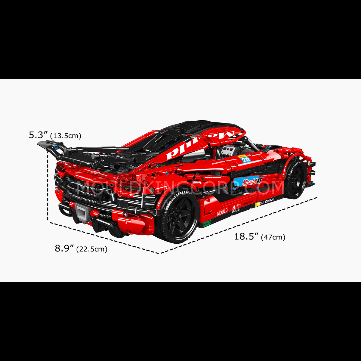 Mould King 13121 Regera R Hypercar Remote Controlled Model Building Set | 3,063 PCS