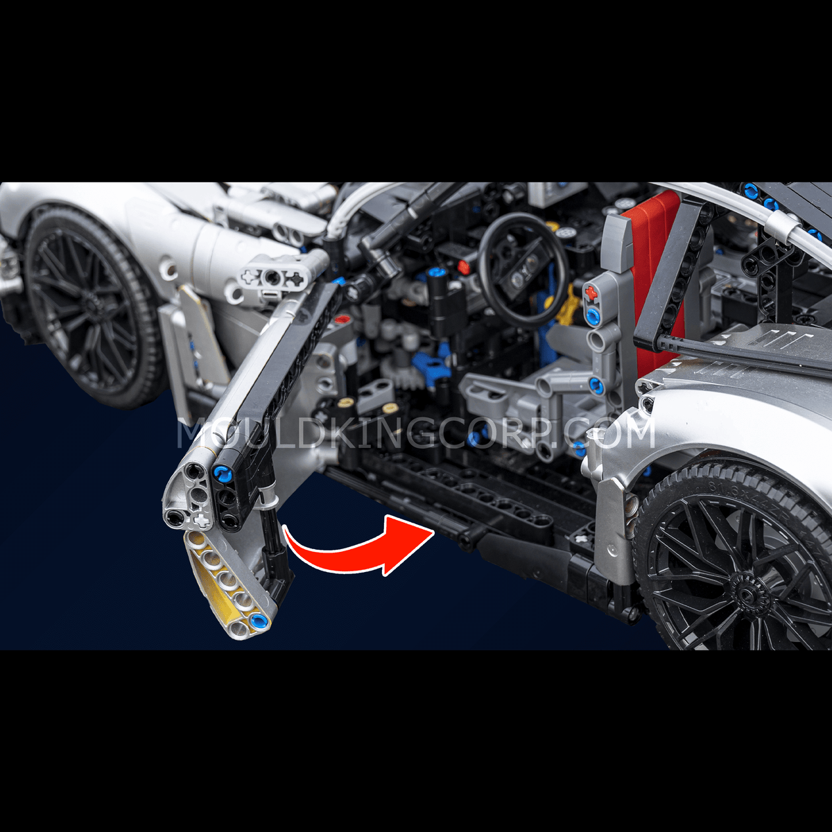 Mould King 13126 AMG GT Remote Controlled Sports Car | 2,872 PCS