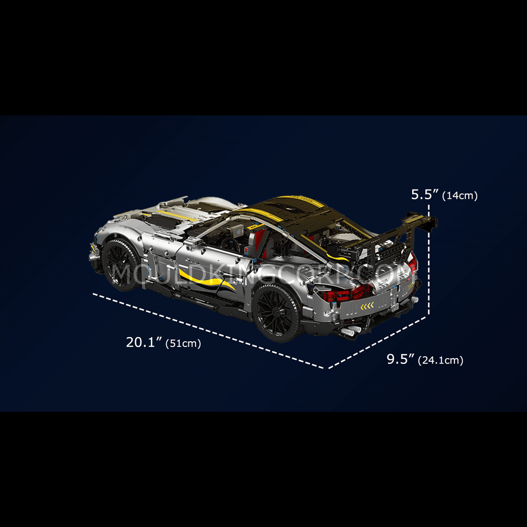 Mould King 13126 AMG GT Remote Controlled Sports Car | 2,872 PCS