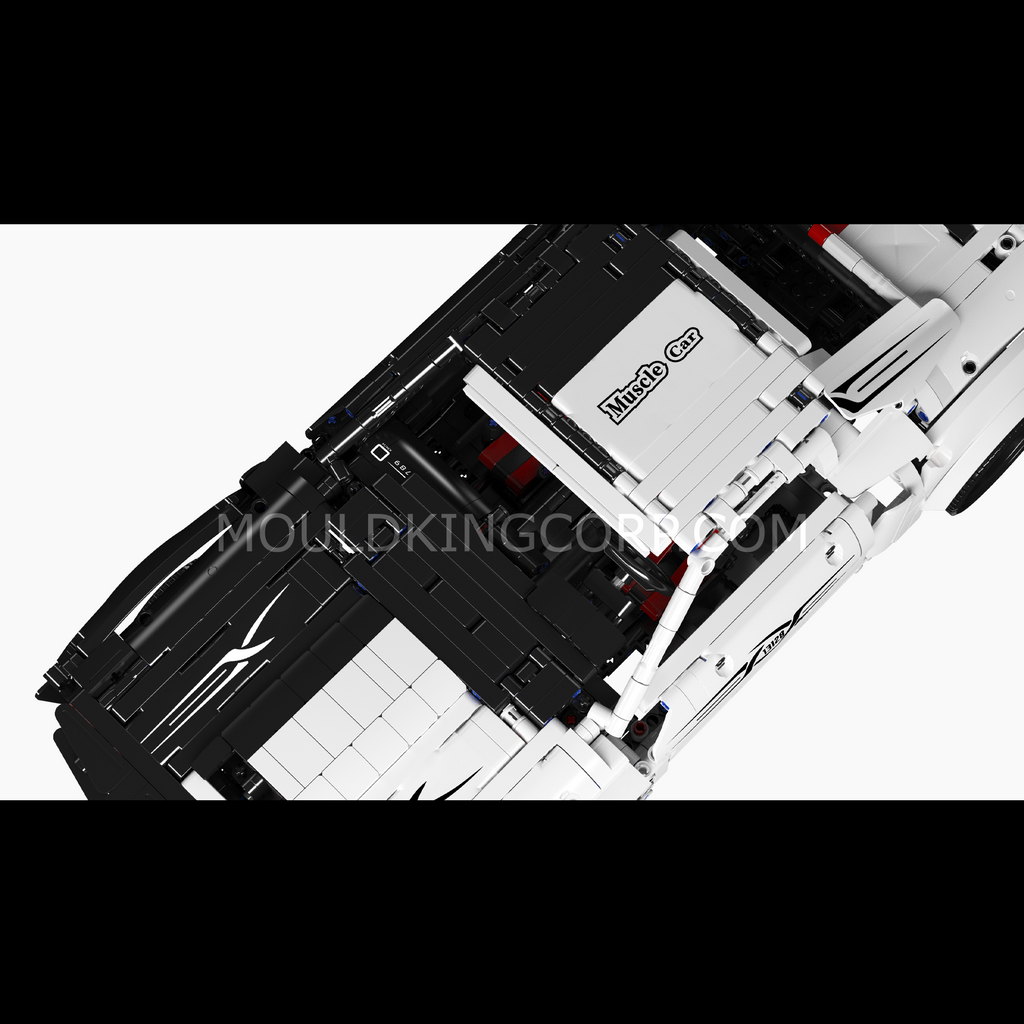 MOULD KING 13128 Remote Controlled Hellcat Muscle Car Building Set | 1678 PCS