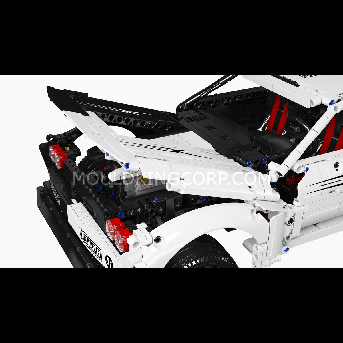 MOULD KING 13128 Remote Controlled Hellcat Muscle Car Building Set | 1678 PCS