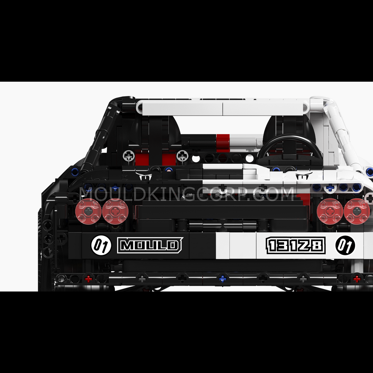 MOULD KING 13128 Remote Controlled Hellcat Muscle Car Building Set | 1678 PCS