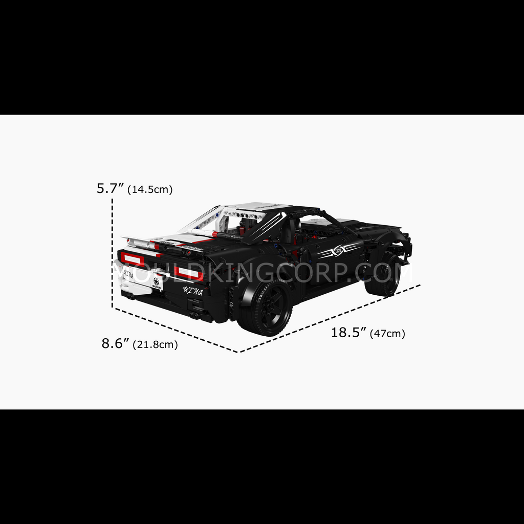 MOULD KING 13128 Remote Controlled Hellcat Muscle Car Building Set | 1678 PCS
