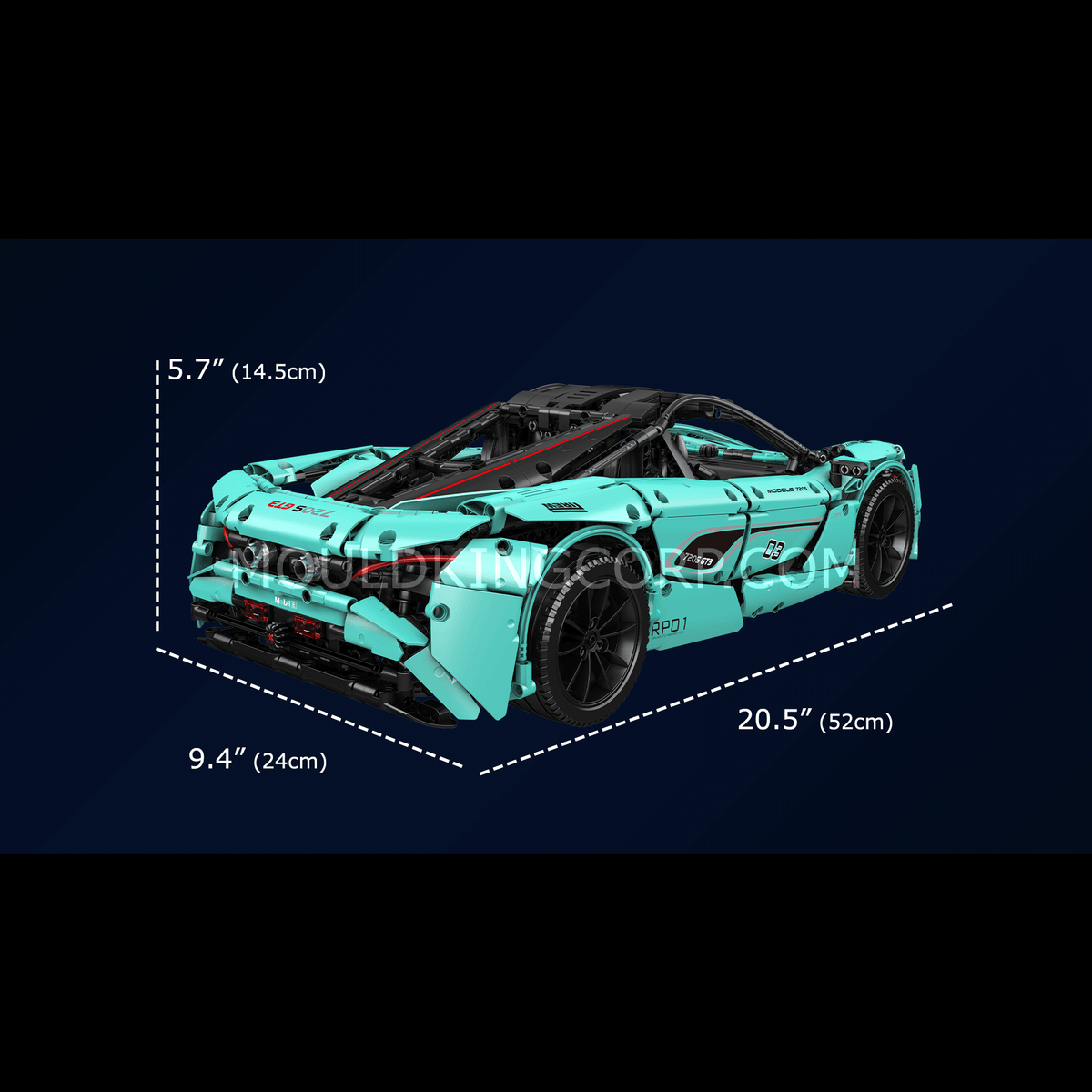 Mould King 13167 720S Tiffany Sports Car Remote Controlled Building Set | 3,188 PCS