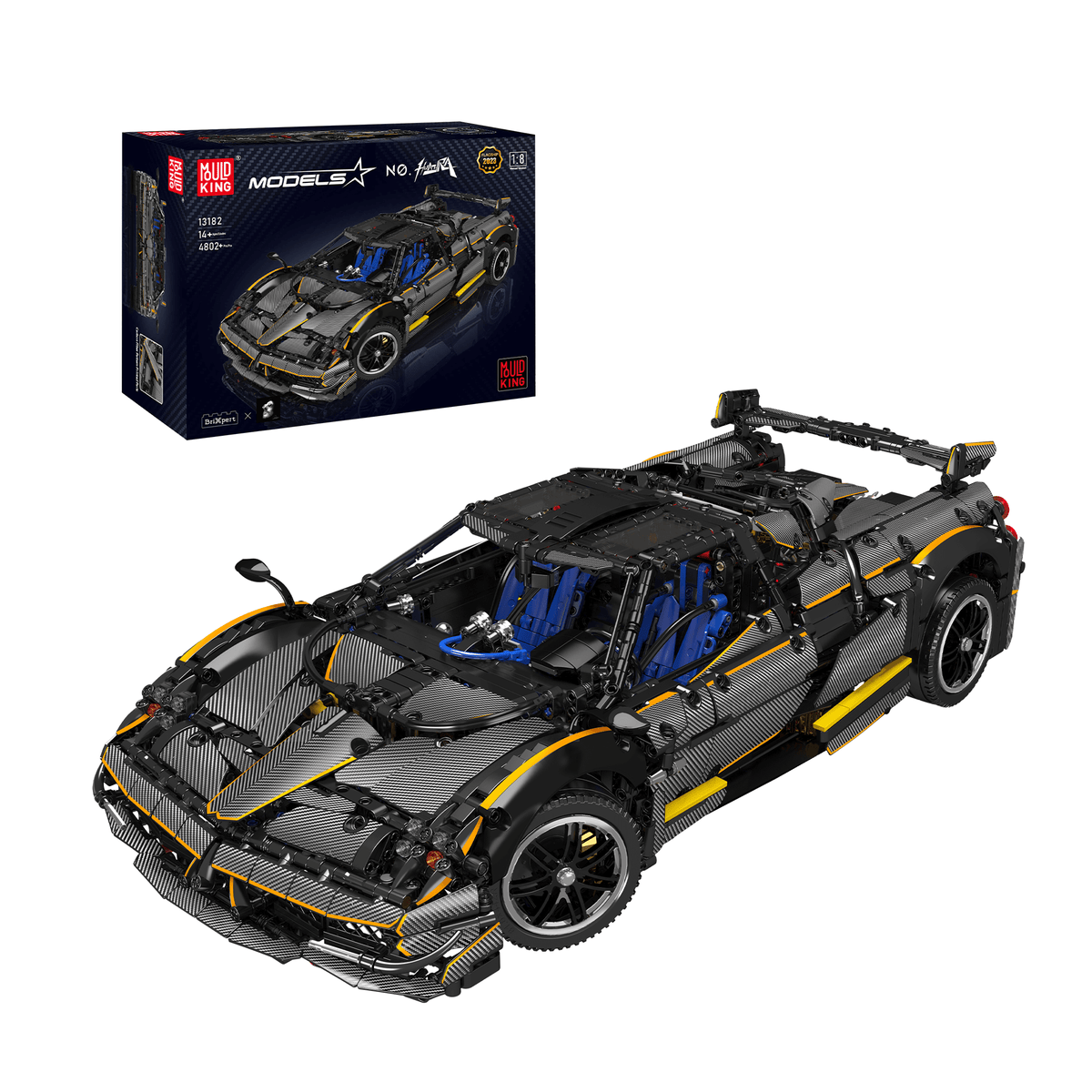 Mould King 13182 Huayra Hyper Car Model Building Set | 4,802 PCS