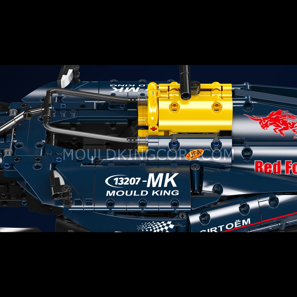 Mould King 13207 1:8 Scale RB20 Racing Car Model Building Set | 1,810 Pcs